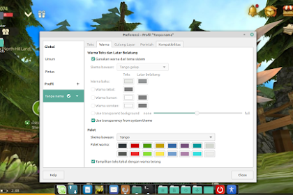 Cara Merubah Background Terminal Linux Menjadi Transparan